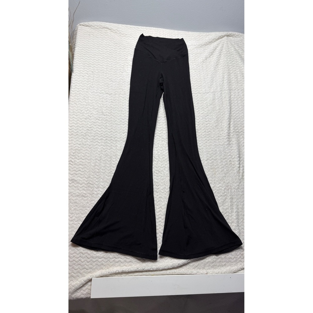 OFFLINE by Aerie Real Me Black High Rise Super Flare Leggings Crossover Waist S